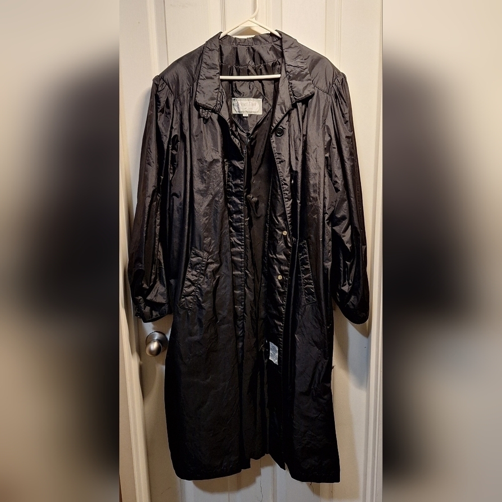 Bryant Park Black Long Coat Women's